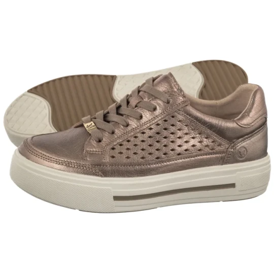 Zdjęcie produktu Sneakersy Złote 9-23719-44 341 Taupe Metallic (CP435-b) Caprice