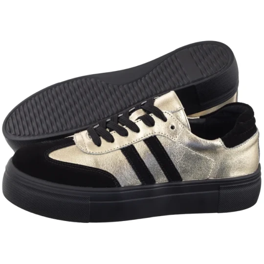Zdjęcie produktu Sneakersy Złote / Czarne DP6841 / 25 GO BK (FO139-b) Filippo