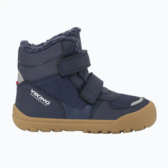 Zdjęcie produktu Śniegowce barefoot dziecięce Viking Footwear Rowan Barefoot Warm Waterproof 2V navy Granatowy