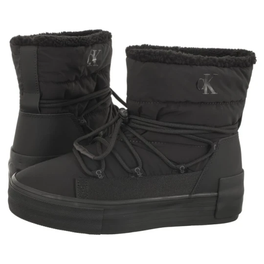 Zdjęcie produktu Śniegowce Bold Vulc Flatf Snow Boot Wn Triple Black YW0YW01181 0GT (CK402-a) Calvin Klein