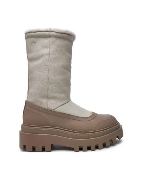 Zdjęcie produktu Śniegowce Calvin Klein Jeans Flatform Chelsea Boot Padded YW0YW01558 Beżowy