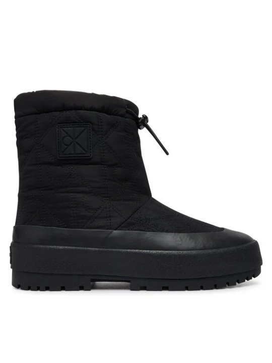 Zdjęcie produktu Śniegowce Calvin Klein Vulc Flatform Snowboot Nyl Aop HW0HW03437 Czarny