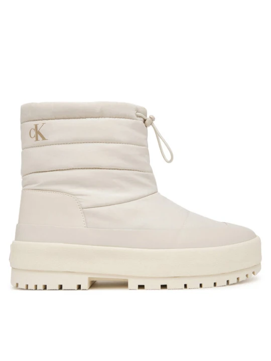 Zdjęcie produktu Śniegowce Calvin Klein Vulc Flatform Snowboot Nyl HW0HW03245 Kremowy