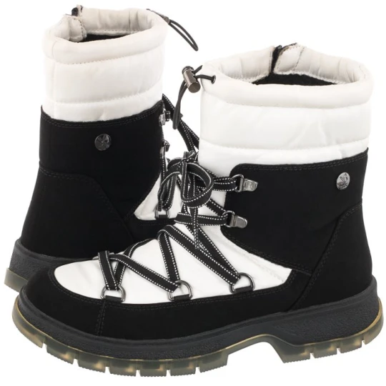 Zdjęcie produktu Śniegowce Czarne/Białe 9-26230-29 061 Black/White (CP340-b) Caprice
