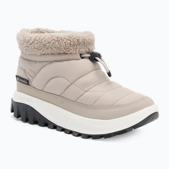 Zdjęcie produktu Śniegowce damskie Columbia Snowtrot Shorty soft taupe / shark Beżowy