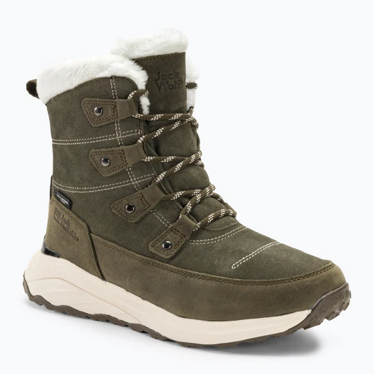 Zdjęcie produktu Śniegowce damskie Jack Wolfskin Dromoventure Texapore High island moss Zielony