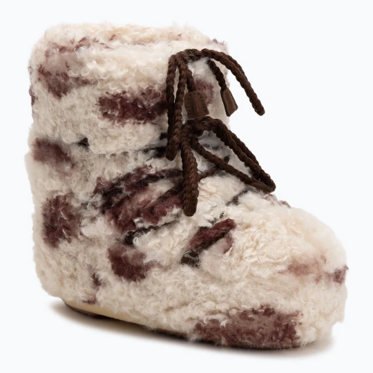 Zdjęcie produktu Śniegowce damskie Moon Boot Icon Low Curly cow Biały