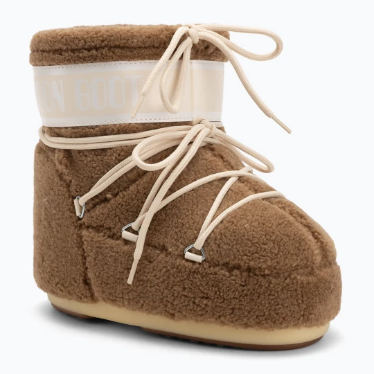 Zdjęcie produktu Śniegowce damskie Moon Boot Icon Low Fleece camel Beżowy