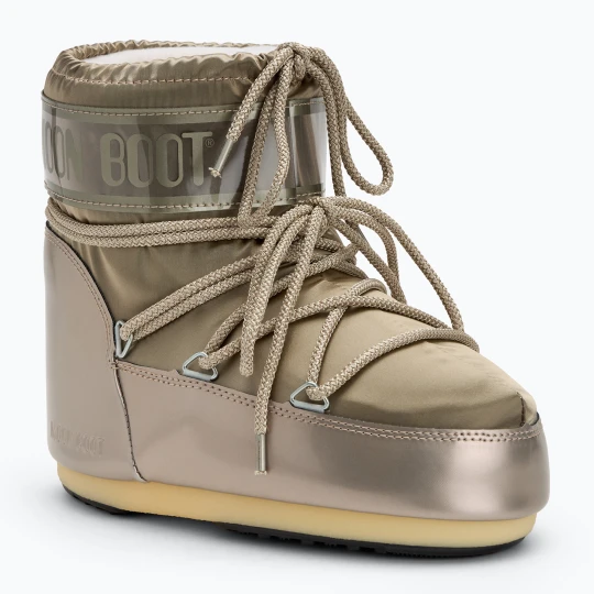 Zdjęcie produktu Śniegowce damskie Moon Boot Icon Low Glance platinum Złoty
