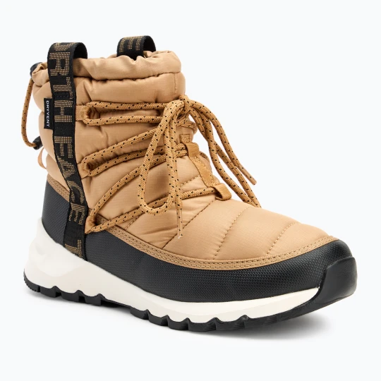 Zdjęcie produktu Śniegowce damskie The North Face Thermoball Lace Up WP almond butter/black Brązowy