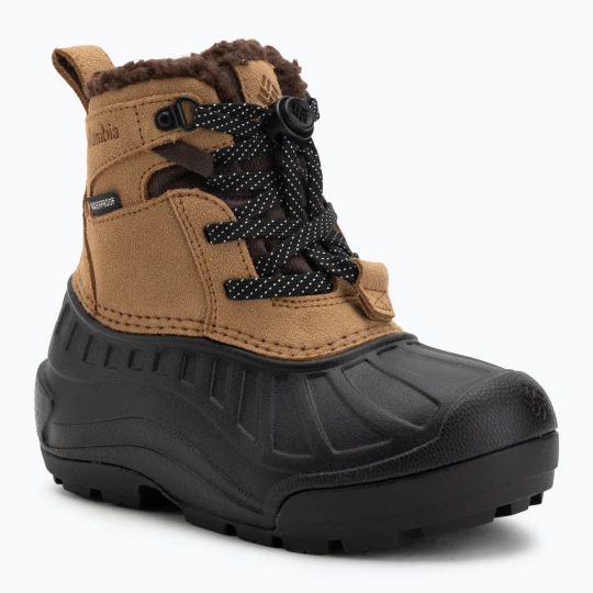 Zdjęcie produktu Śniegowce dziecięce Columbia Youth Powderbug Alpine sahara / black Brązowy