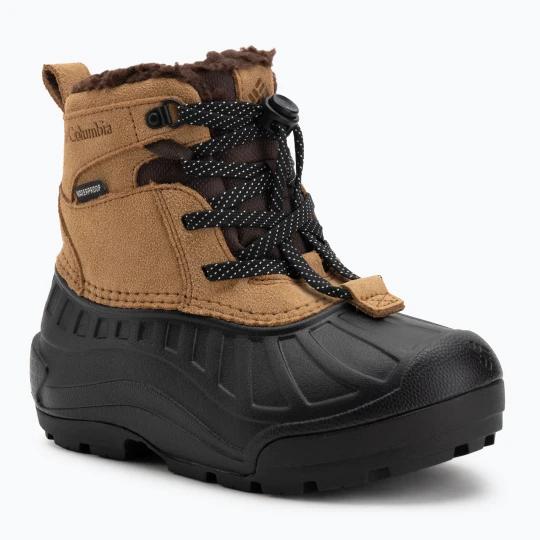 Zdjęcie produktu Śniegowce dziecięce Columbia Youth Powderbug Alpine sahara/black Brązowy