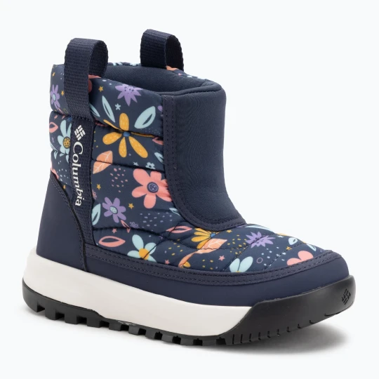 Zdjęcie produktu Śniegowce dziecięce Columbia Youth Snowtrot Mid nocturnal/wildflower whimsy Granatowy