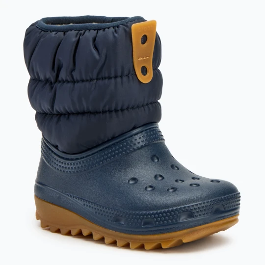 Zdjęcie produktu Śniegowce dziecięce Crocs Classic Neo Puff Boot Toddler navy / gum Granatowy
