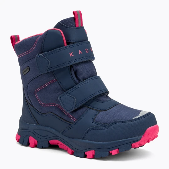 Zdjęcie produktu Śniegowce dziecięce KADVA Snowey Mid WaterProof granatowy / fuksja