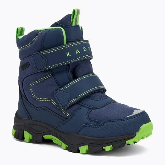 Zdjęcie produktu Śniegowce dziecięce KADVA Snowey Mid WaterProof granatowy / zielony