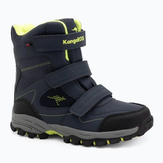 Zdjęcie produktu Śniegowce dziecięce KangaROOS K-Robi KTX dark navy / lime Granatowy