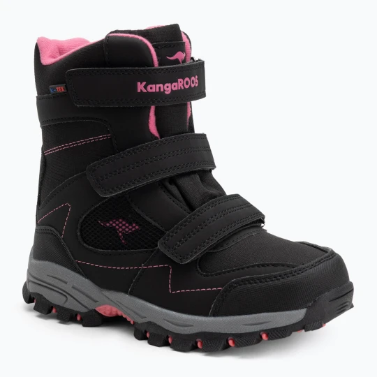 Zdjęcie produktu Śniegowce dziecięce KangaROOS K-Robi KTX jet black / daisy pink
