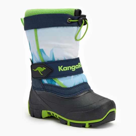 Zdjęcie produktu Śniegowce dziecięce KangaROOS Kanga-Bean IV dk navy/ lime