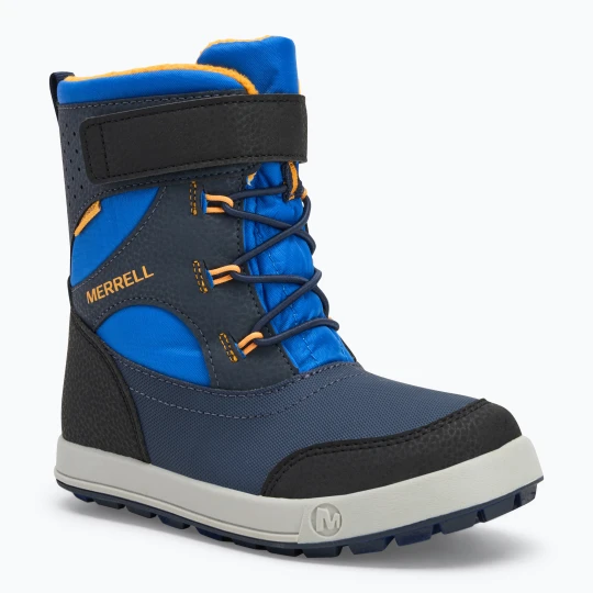 Zdjęcie produktu Śniegowce dziecięce Merrell Snow Storm 3.0 Wtrpf blue / black / orange Granatowy