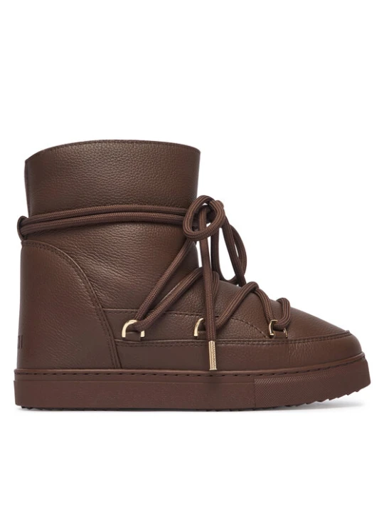 Zdjęcie produktu Śniegowce Inuikii Full Leather Wedge 1001.004.0092.152 Brązowy ciemny