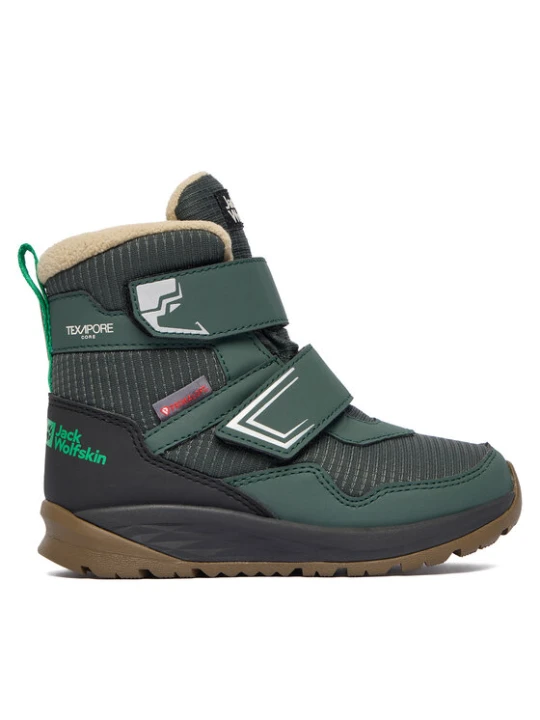 Zdjęcie produktu Śniegowce Jack Wolfskin Polar Bear B Texapore Mid VC K A62144 E0206 Zielony