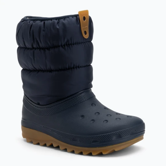 Zdjęcie produktu Śniegowce juniorskie Crocs Classic Neo Puff navy gum Granatowy