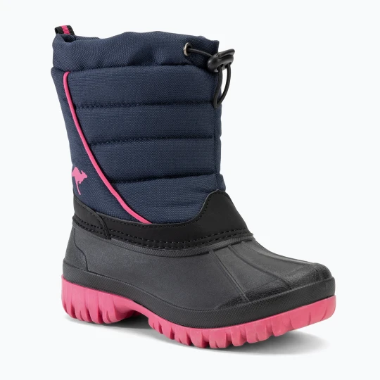 Zdjęcie produktu Śniegowce juniorskie KangaROOS K-Ben dk navy / daisy pink Granatowy