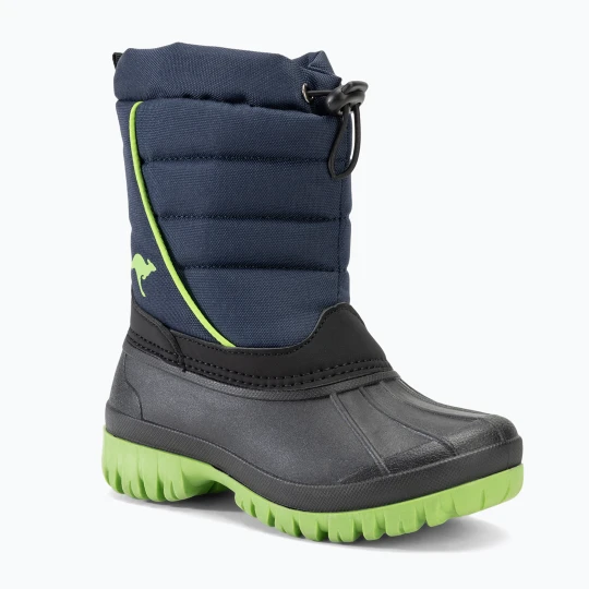 Zdjęcie produktu Śniegowce juniorskie KangaROOS K-Ben dk navy / lime Granatowy
