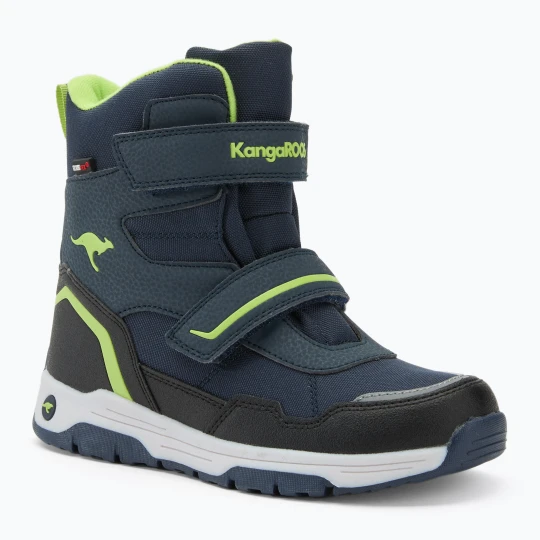 Zdjęcie produktu Śniegowce juniorskie KangaROOS K-MJ Camp V RTX dk navy / lime Granatowy