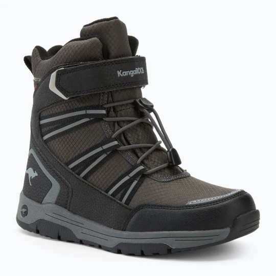 Zdjęcie produktu Śniegowce juniorskie KangaROOS K-MJ Eldora EV RTX jet black / steel grey