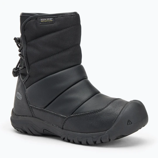 Zdjęcie produktu Śniegowce juniorskie KEEN Puffrider WP black / steel grey