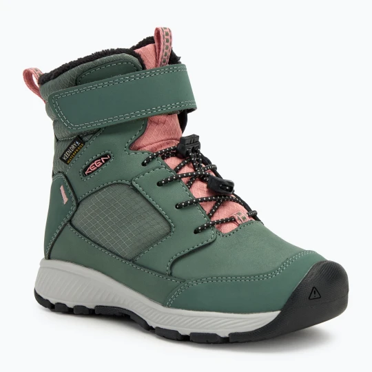 Zdjęcie produktu Śniegowce juniorskie KEEN Skua Winter WP dark forest / rose elegance Zielony