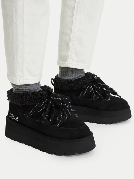Zdjęcie produktu Śniegowce KARL LAGERFELD KL48632 Czarny