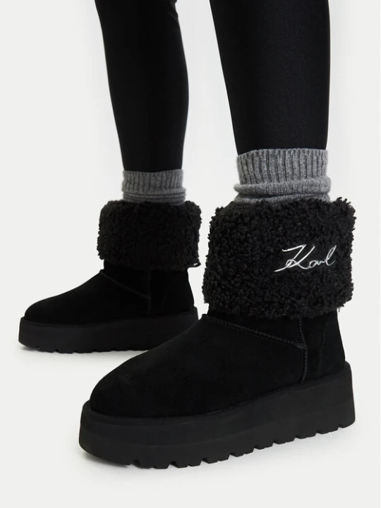 Zdjęcie produktu Śniegowce KARL LAGERFELD KL48653 Czarny