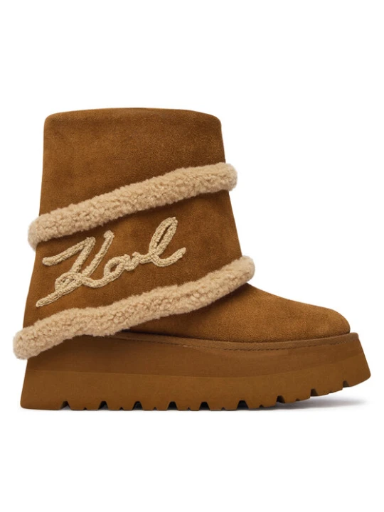 Zdjęcie produktu Śniegowce KARL LAGERFELD Skylar KL48652 Brązowy