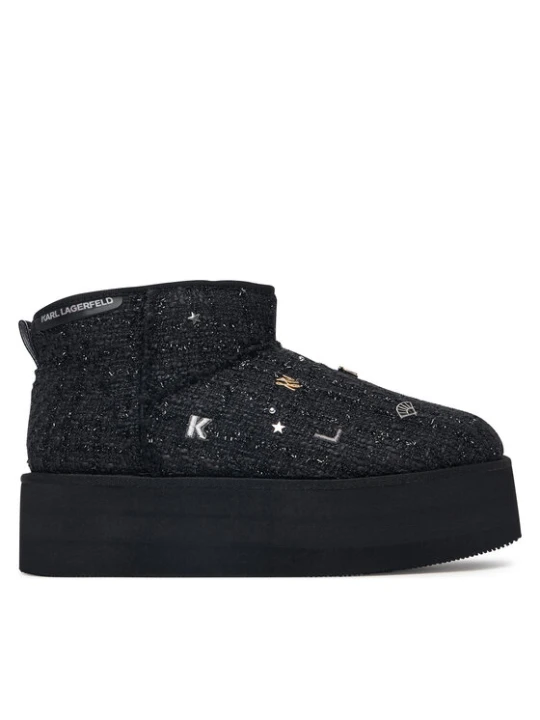 Zdjęcie produktu Śniegowce KARL LAGERFELD Thermo Charms & Studs KL48524B Czarny