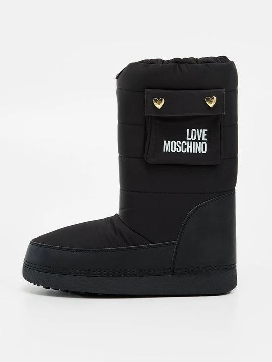Zdjęcie produktu Śniegowce LOVE MOSCHINO antracytowy melanż