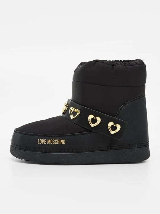 Zdjęcie produktu Śniegowce LOVE MOSCHINO antracytowy melanż