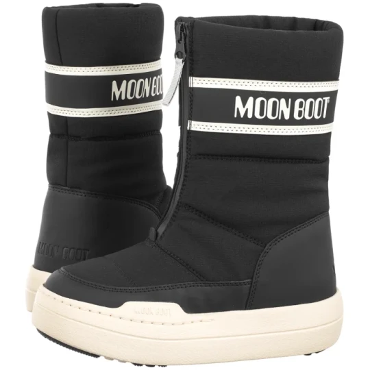 Zdjęcie produktu Śniegowce MB Jr K Park Zip High Wp Black 3440080 N001 (MB77-a) Moon Boot