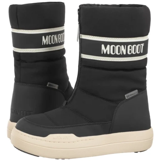 Zdjęcie produktu Śniegowce MB Jr Park Zip High Wp Black 3440080 N001 (MB76-a) Moon Boot