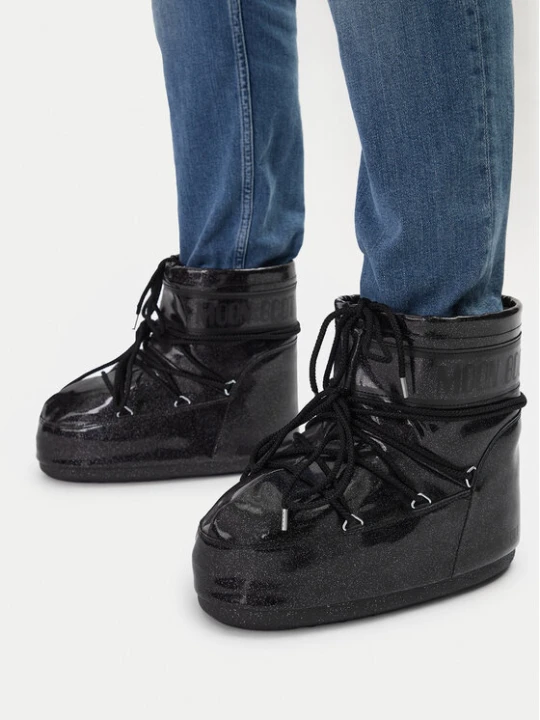 Zdjęcie produktu Śniegowce Moon Boot Icon Low Glitter 80D1409440 Czarny