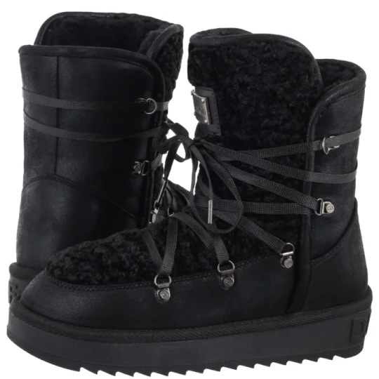 Zdjęcie produktu Śniegowce Nordic Fur Black DFSH370004-BLAC (DF6-b) D.Franklin