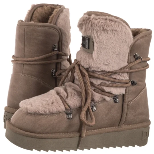 Zdjęcie produktu Śniegowce Nordic Trk Fur Taupe DFSH370022-TAUP (DF5-a) D.Franklin