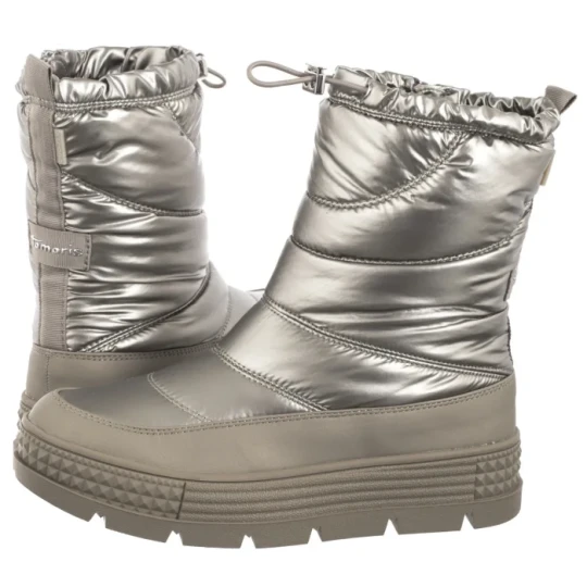 Zdjęcie produktu Śniegowce Srebrne 1-26835-41 179 Champagne (TM473-b) Tamaris