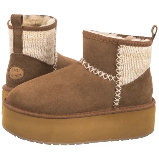 Zdjęcie produktu Śniegowce Stinger Knit Flatform Chestnut W13143 (EM515-a) EMU Australia