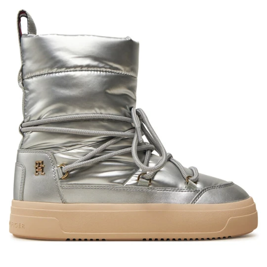 Zdjęcie produktu Śniegowce Tommy Hilfiger FW0FW08442 Srebrny