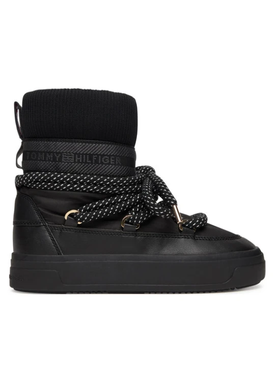 Zdjęcie produktu Śniegowce Tommy Hilfiger Snow Boot Water Repellent FW0FW09260 Czarny