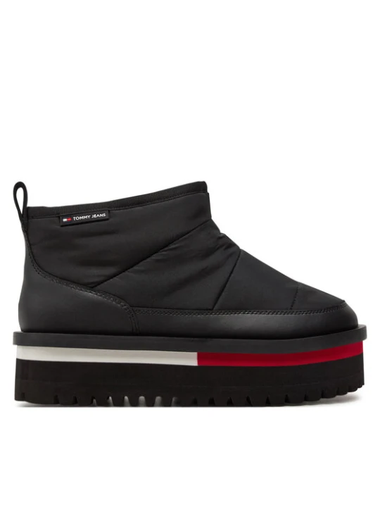 Zdjęcie produktu Śniegowce Tommy Jeans Tjw Nylon Flatform Boot Wl EN0EN02689 Czarny