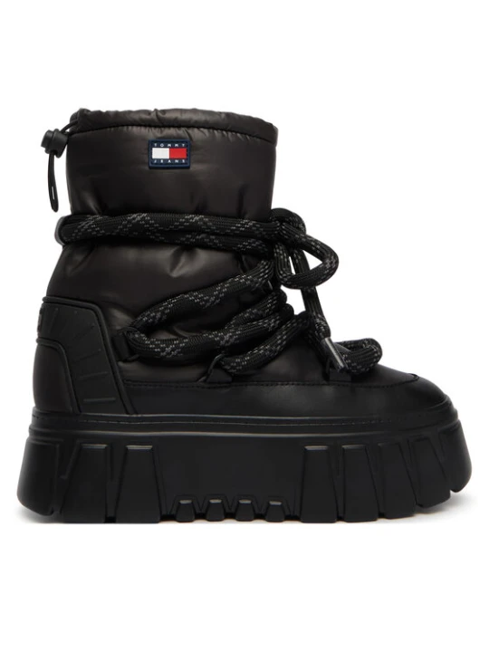 Zdjęcie produktu Śniegowce Tommy Jeans Tjw Platform Nylon Snowboot Wl EN0EN03163 Czarny